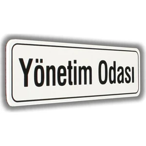 Elegan Pvc Tabela  Yönetim Odası 7 x 25 cm