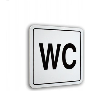 Pvc Elegan Yazı Wc 12 x 12 cm