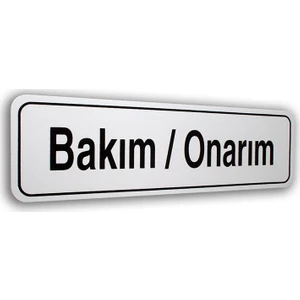 Elegan Pvc Tabela Bakım / Onarım 7 x 25 cm