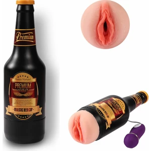 Titreşimli Bira Şişesi Vajina Mastürbatör