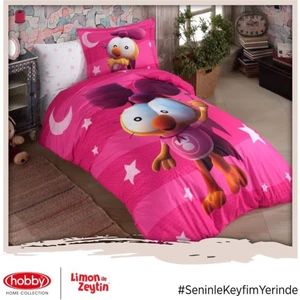 Limon ile Zeytin Lisanslı Tek Kişilik Nevresim Takımı V1 160 x 220 cm