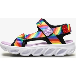 HYPNO-SPLASH-RAİNBOW LİGHTS Büyük Kız Çocuk Siyah Işıklı Sandalet - 20218L BKMT