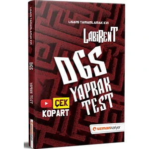 Uzman Kariyer Yayınları Labirent DGS Çek Kopar Yaprak Test