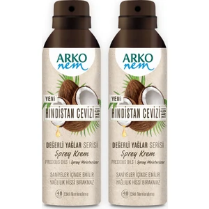 Nem Değerli Yağlar Hindistan Cevizi Sprey Krem 2X150 ml