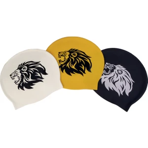 Ikavı Aslan Baskılı Silikon Bone - Siyah