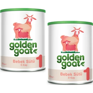 Golden Goat 1 Keçi Sütü Bazlı Bebek Sütü 400 gr x 2 0-6 Ay Bebekler İçin Sütlü Beslenme
