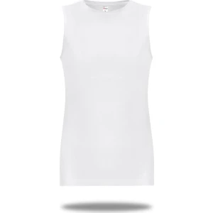 FSM1453 Kadın Pamuklu Kolsuz Likralı Sıfır Yaka Body T-Shirt