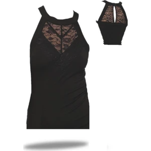 FSM1453 Kadın Modal Üst Dantellı Bluz