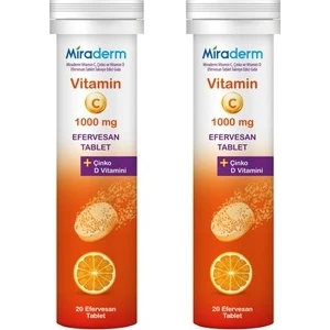 Vitamin C 1000 Mg 20 Efervesan Tablet 2 Adet