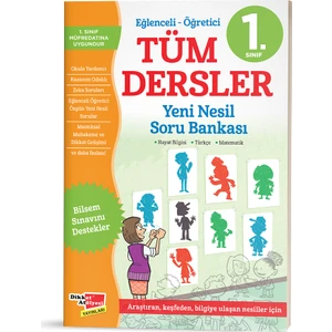 Tüm Dersler 1.Sınıf Yeni Nesil Soru Bankası