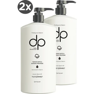 Dp Daily Perfection Pamuk Sütü ve Buğday Özlü Şampuan 800 ml 2'li Set