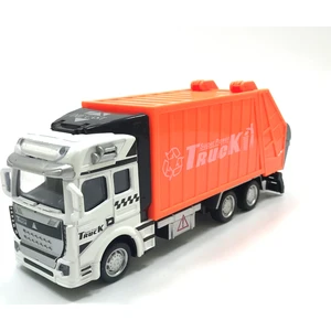 Mega Oyuncak Yeşil City Çöp Kamyonu Çek Bırak -20 cm