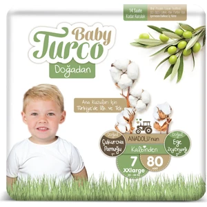 Baby Turco Doğadan 7 Numara Xxlarge 80'li