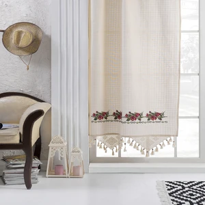 Buldan Concept Kırmızı Kaneviçeli Perde 100 x 220 cm
