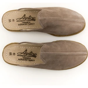 Nubuk Deri Füme Erkek Gaziantep Yemeni Terlik