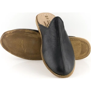 Deri Siyah Kadın Gaziantep Yemeni Terlik