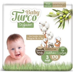 Baby Turco Doğadan 3 Numara Midi 170'li