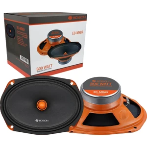Oto Mıdrange Oval 6x9 800W 80W Rms 2 Adet Edıson ED-MR69