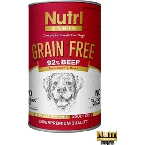 Nutri Canin Tahılsız Sığır Etli & Tatlı Patatesli Köpek Konservesi 400 gr