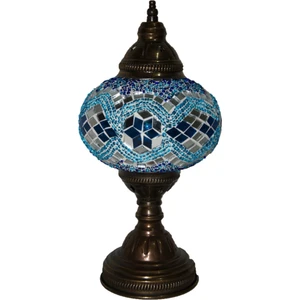 Su Damlası Mozaik Masaüstü Lamba