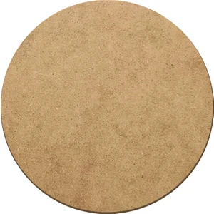 Ham Mdf Duralit Daire Plaka Supla 100 Adet 10 cm Çap 3 mm - 2.7 mm