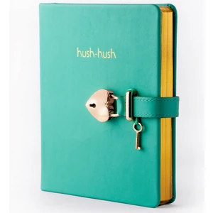 Victoria's Journals Hush Hush Çizgili Defter 13 x 18 cm Yeşil