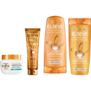 Mucizevi Hindistan Cevizi Yağlı Şampuan + Krem + Maske + Saç Güzelleştirici Krem