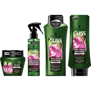 Glıss Bıo-Tech Restore 4'lü Saç Bakım Seti