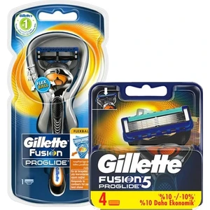 Fusion Proglide Makine 1up + Fusion Proglide 4 Bıçaklı Yedek