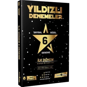 Deniz Yıldızı Yayınları Lgs 1. Dönem 6'lı Deneme ve Görsel Okuma Kitabı Hediyeli