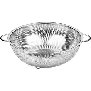 Fame Kitchen Makarna Süzgeci -Çelik Süzgeç-22,5 cm