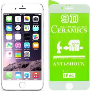 9d Mat Seramik Nano Ekran Koruyucu Beyaz-Apple iPhone x