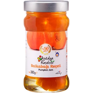 Antalya Reçelcisi Balkabağı Reçeli %50 Meyve Klasik Seri 380 Gr