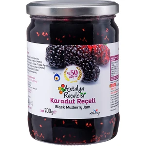 Antalya Reçelcisi Karadut Reçeli %50 Meyve Klasik Seri 700 Gr