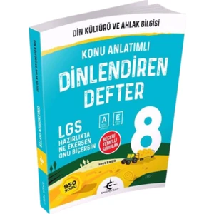 Eker Test Yayınları 8. Sınıf Dinlediren Defter