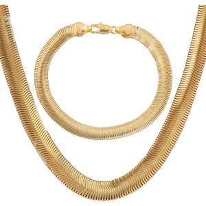 Snake Yılan Örme  Zincir Kolye ve Bileklik 7 mm