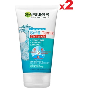 Garnıer Saf ve Temiz 3'lü 1 Arada 150 ml (2'li)