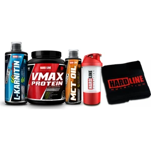 Hardline Nutrition Vmax Protein Çikolata 908 G + L Karnitnitin Thermo 1000 ml + Mct Oil 500 ml + Shaker + Havlu