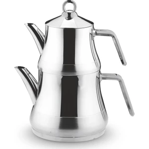 Naz Çelik Çaydanlık Takımı Metal Kulp (Aile Boy)