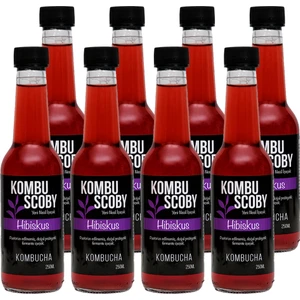 Kombu Scoby Kombucha Hibiskus - Kombu Çayı 8 Adet x 250 ml