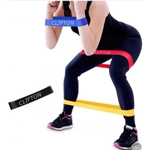 Latex Aerobik Band Pilates Yoga Fitness Squat Çalışma Lastiği Siyah