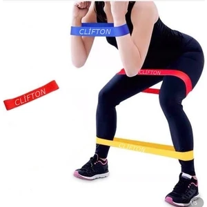 Latex Aerobik Band Pilates Yoga Fitness Squat Çalışma Lastiği Kırmızı