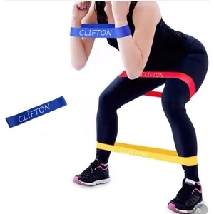 Latex Aerobik Band Pilates Yoga Fitness Squat Çalışma Lastiği Lacivert