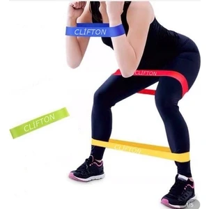 Latex Aerobik Band Pilates Yoga Fitness Squat Çalışma Lastiği Yeşil