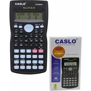 Fonksiyonlu Bilimsel Hesap Makinesi CS-82MS-B 10+2 Haneli 240 Fonksiyonlu