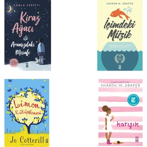 Kiraz Ağacı İle Aramızdaki Mesafe - İçimdeki Müzik- Limon Kütüphanesi- Karışık (4 Kitap Set) -Cizo Ayraç