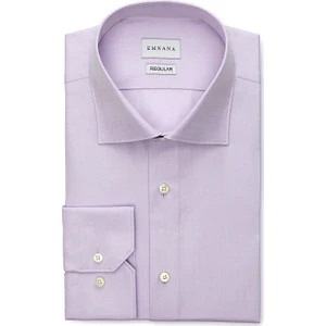 Lila Premium Twill Regular Fit Gömlek
