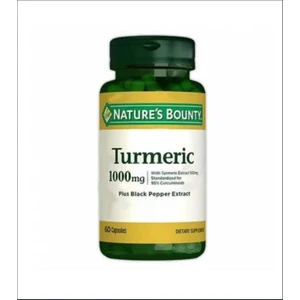 Nature's Bounty Turmeric Curcumin 1000 Mg Plus Black Pepper 60 Kapsül