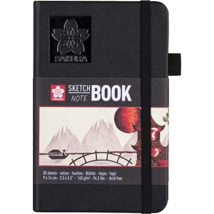 Sketchbook Sert Kapak Eskiz Çizim Defteri Ivory Kağıt 140 gr 80 Yaprak 9 x 14 cm