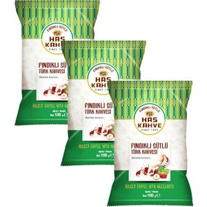Has Kahve Has Fındıklı Türk Kahvesi 3 x 100 gr